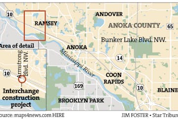 Hwy. 10 Construction in Anoka County