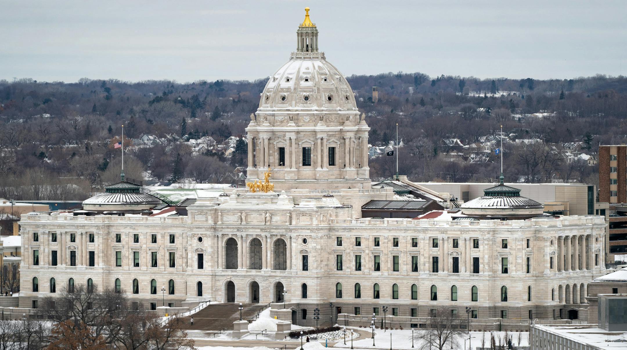 The Minnesota State Capitol as seen from downtown St. Paul. ] GLEN STUBBE &#x2022; glen.stubbe@startribune.com Monday, December 3, 2018 EDS, available for any appropriate use.