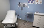 An exam room is seen inside Planned Parenthood on March 10, 2023, in Fairview Heights, Ill.