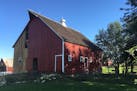 This restored horse barn near Colo, Iowa, was constructed in 1885 by Irish pioneers and is on the National Register of Historic Places.