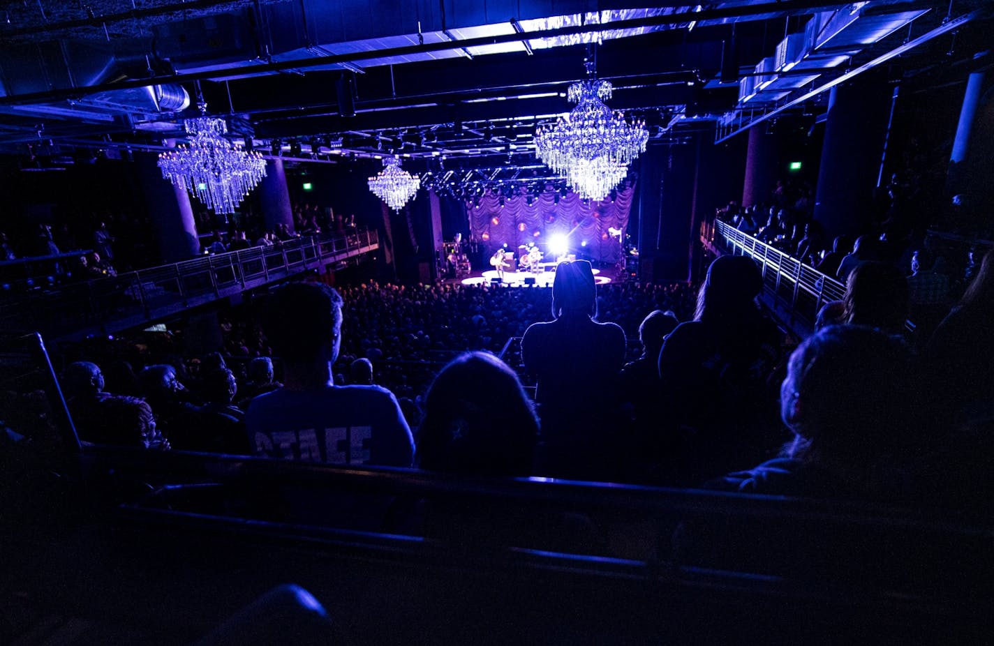 Concertgoers watched as Brandi Carlile performed at the Fillmore Minneapolis on Wednesday.