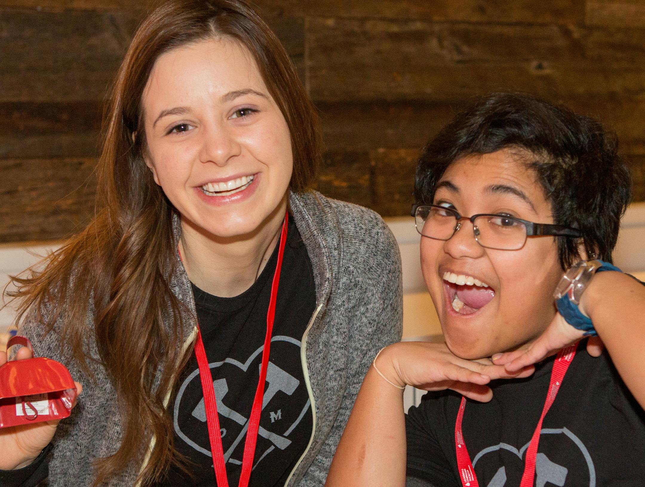 Samantha Koski and Ericka Mick Castro.