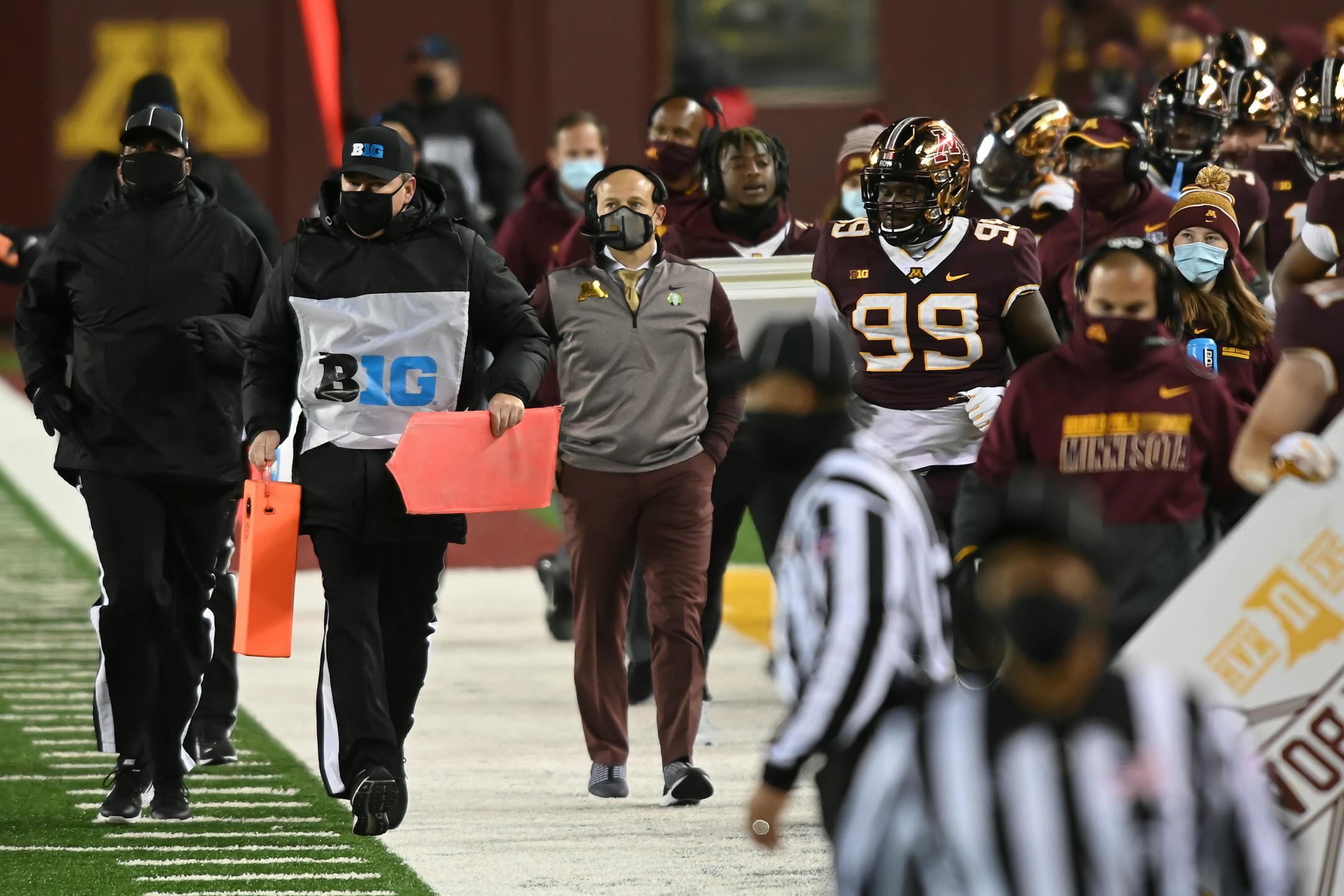 Gophers head coach P.J. Fleck