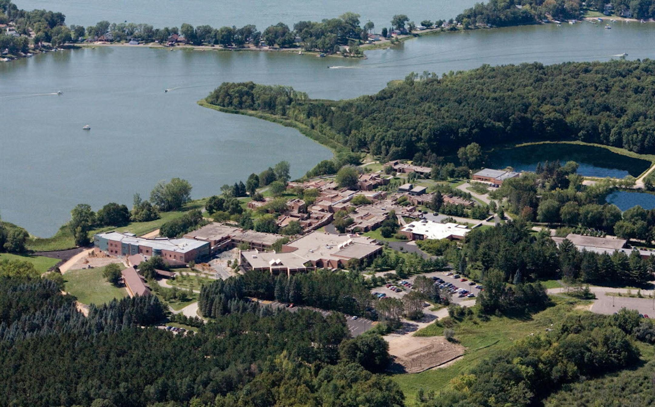 PHOTO COURTESY HAZELDEN. Aerial shot of Hazelden's campus in Center City.