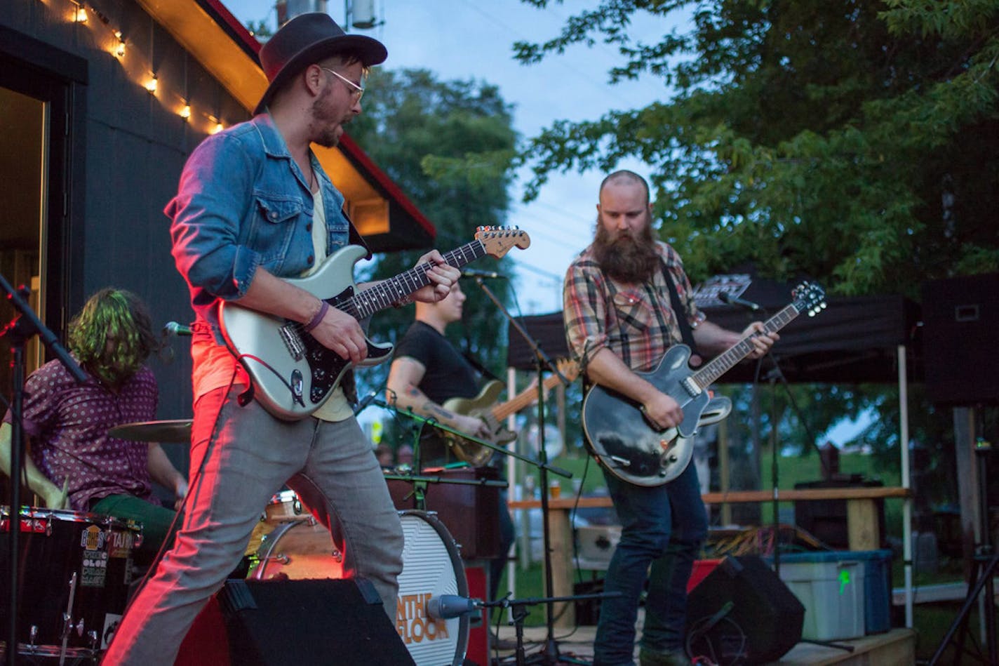 The 4onthefloor played at Goat Ridge Brewing Co. in September. credit: Christine Rooney, Goat Ridge Brewing Co. ORG XMIT: HOvPKBc2ClIYLLjbtKMi