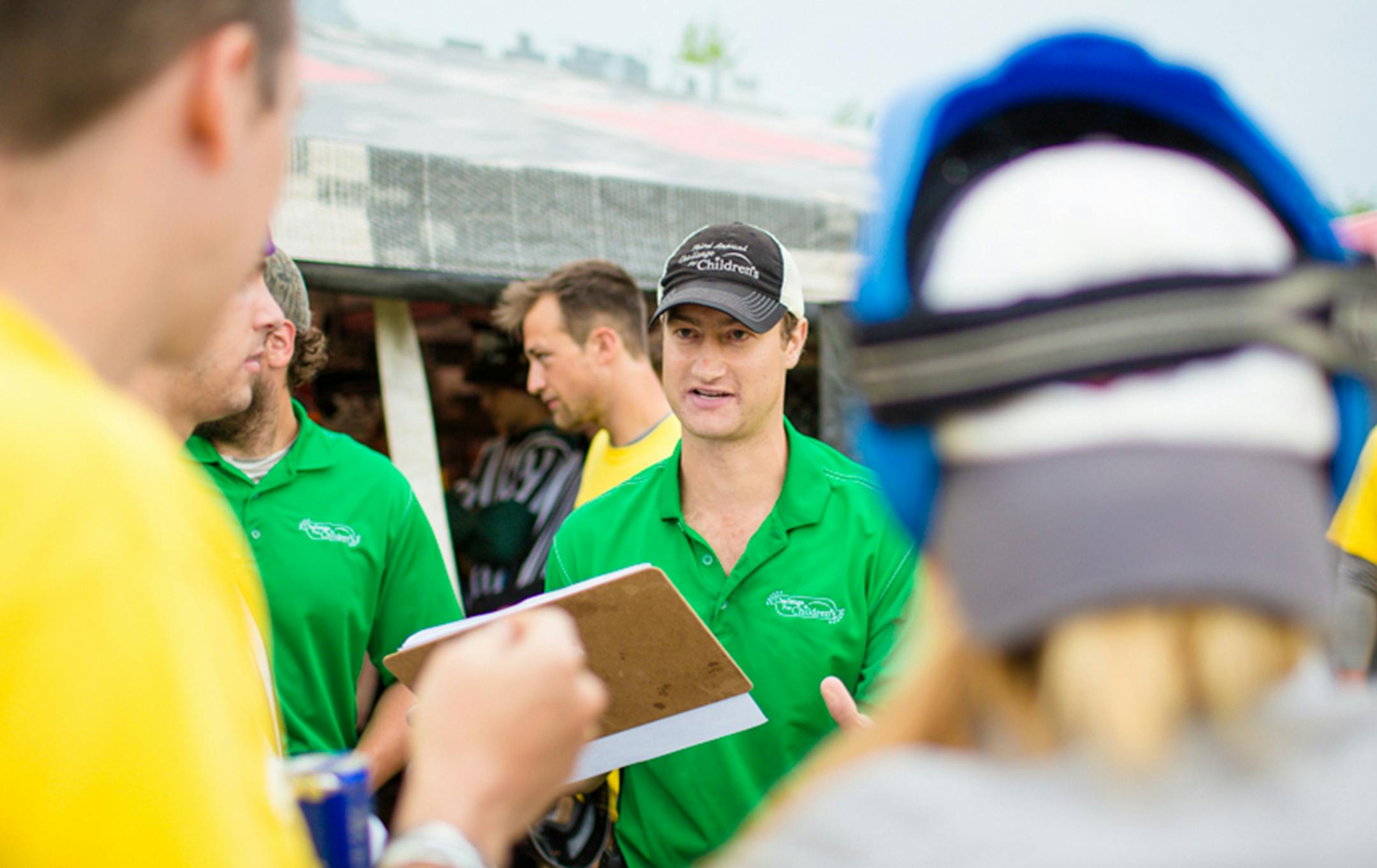 Matt Ames, center, owner of MN Pro Paintball hopes to raise $75,000 this year for Children’s Hospitals’ new simulation center.