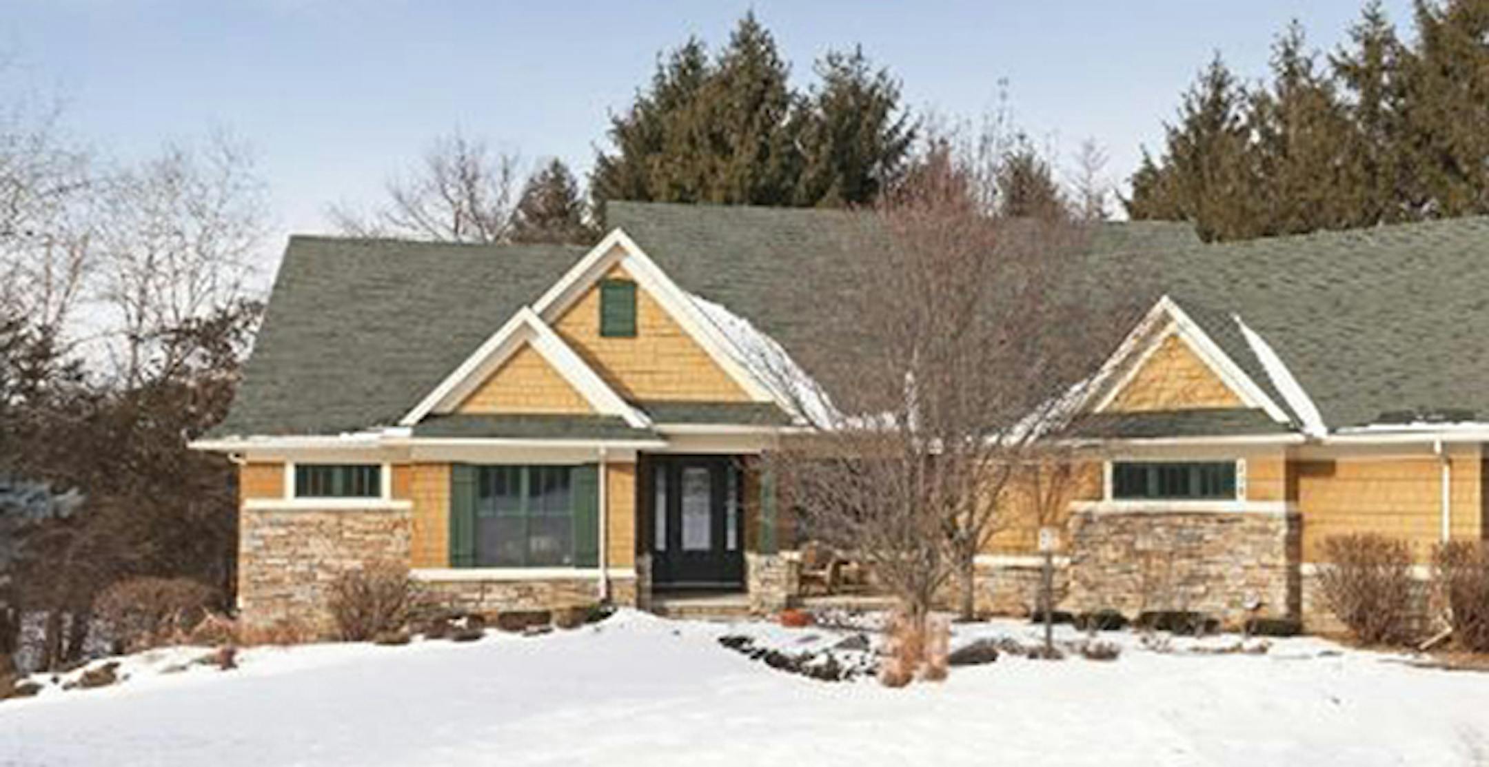 ... Hudson, Wis.
Built in 2001, this three-bedroom, three-bath house has 3,600 finished square feet and features a main floor master suite, cherry floors, gourmet kitchen, three bedrooms on the finished walkout lower level, deck, sprinkler system and three-car, insulated attached garage. Listed by Jenny Olson, Century 21 Premier Group, 715-386-8207.