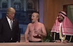 The opening skit of "Saturday Night Live" featured Donald Trump, Russia's Vladimir Putin and the Saudi crown prince.