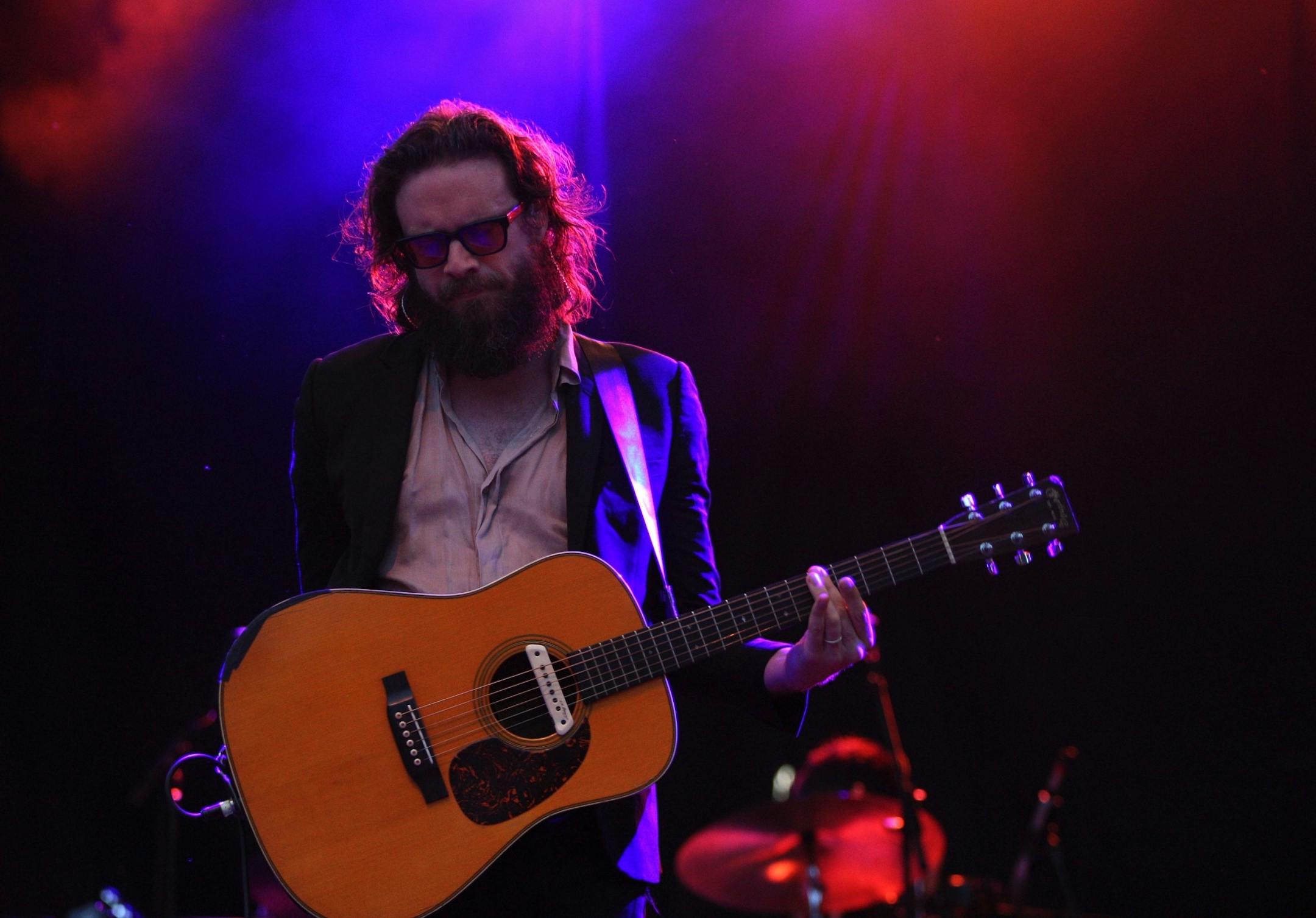 Father John Misty performed as the final act at Rock the Garden 2018 on Saturday.