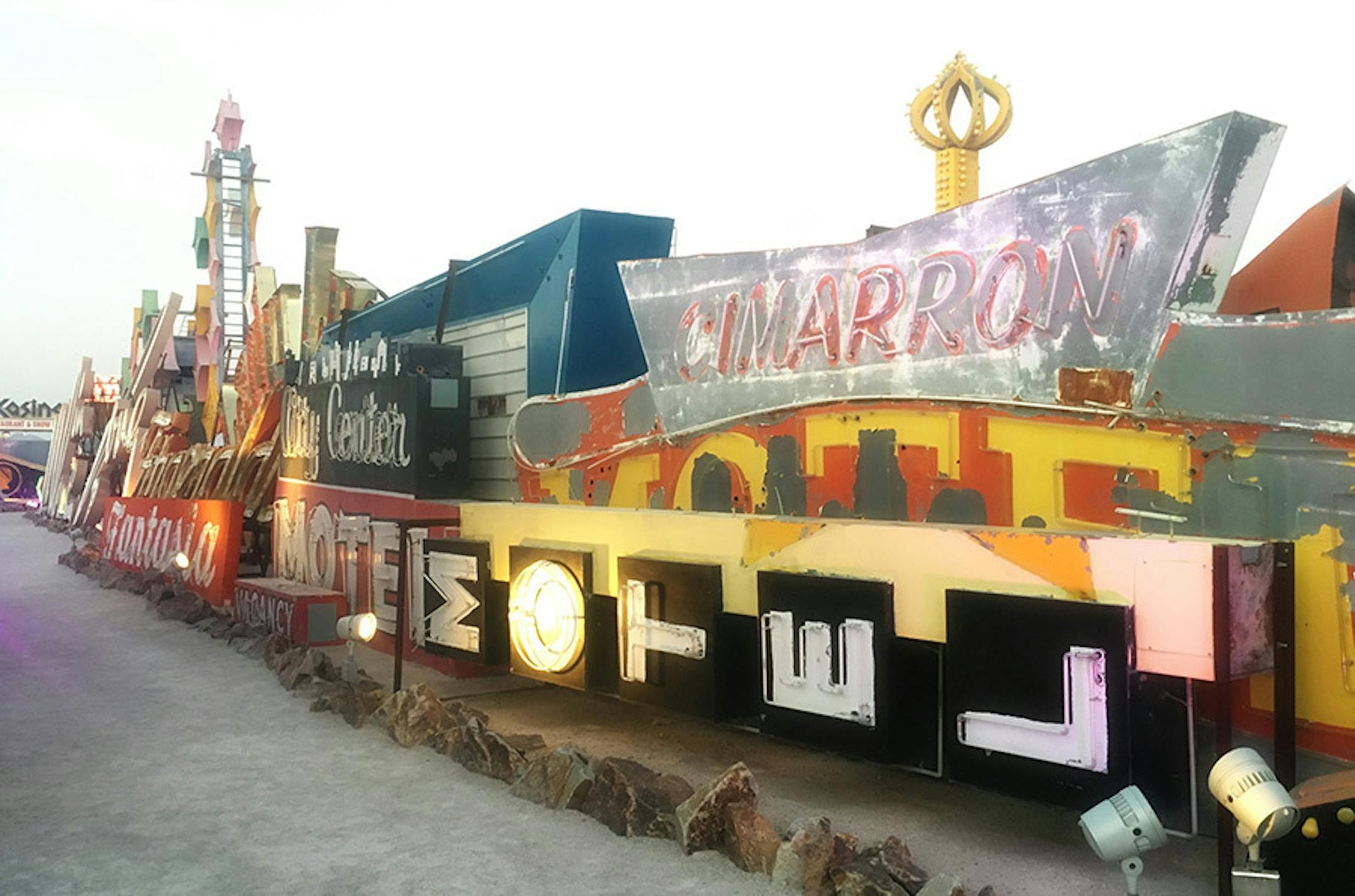 "A relic at the Neon Boneyard."
