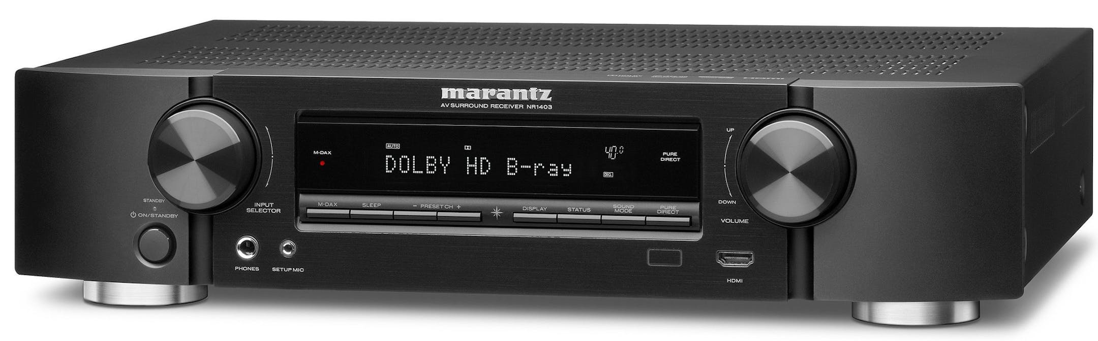 Receivers from highly-regarded brands like Marantz have very good amplifier specifications, leading to clean sound. (Marantz/MCT) ORG XMIT: 1156832