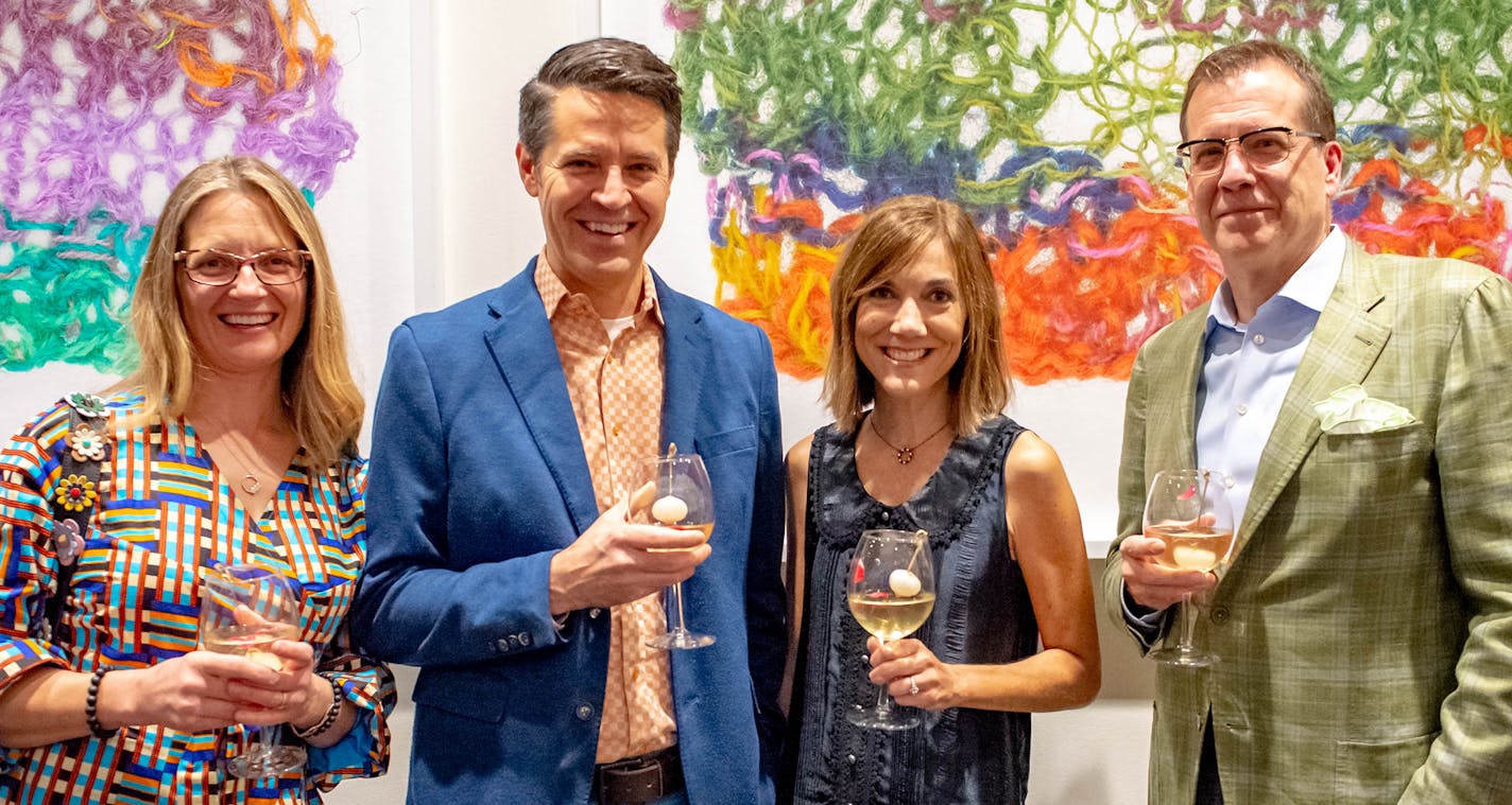 TASTE 50: from left, Roseann Ekstrom, Chris Holtmeier, Joanne Holtmeier and Erik Ekstrom. Photo by Max Haynes.