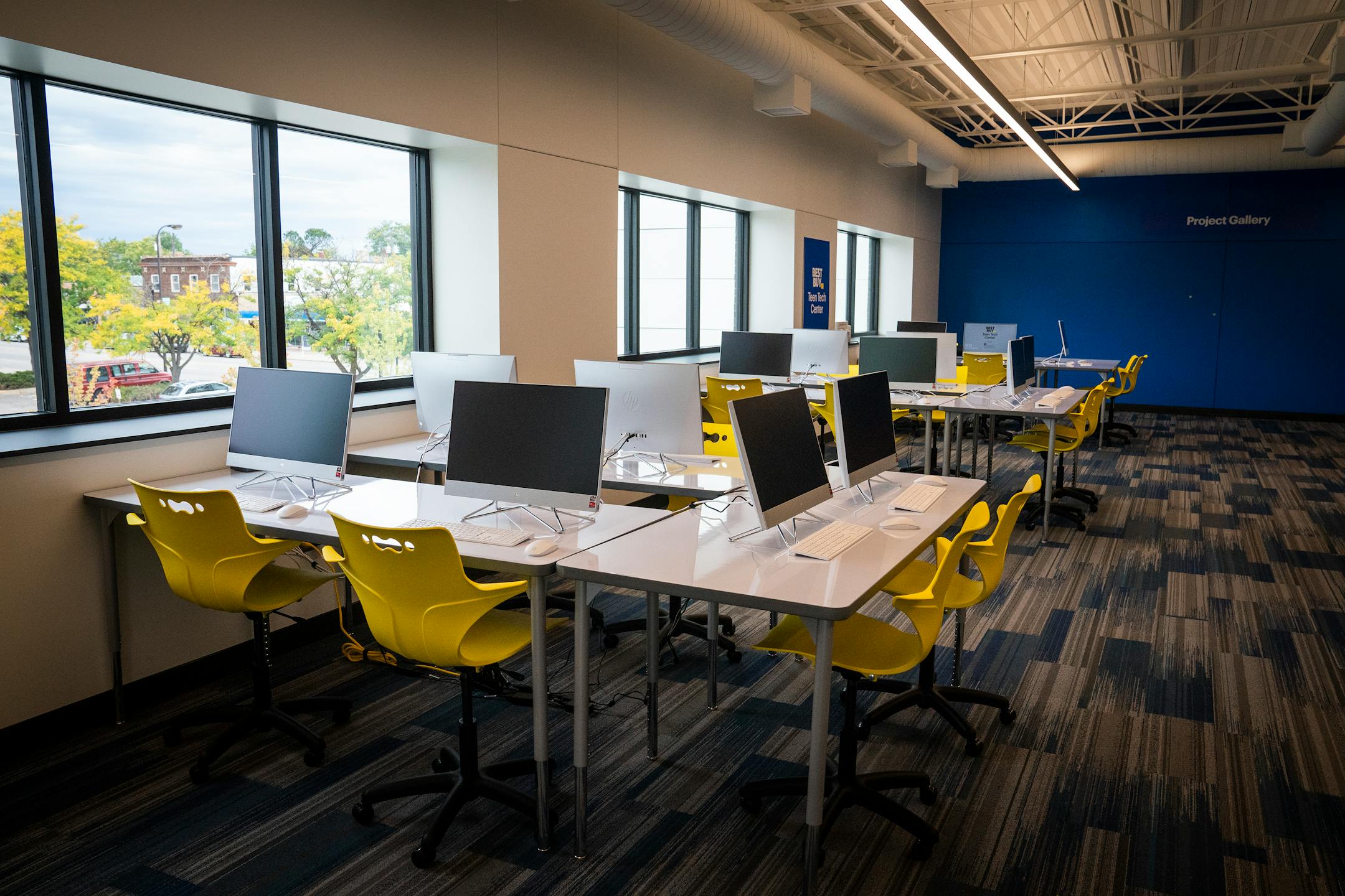 The Best Buy Teen Tech Center in the renovated Capri Theater.
