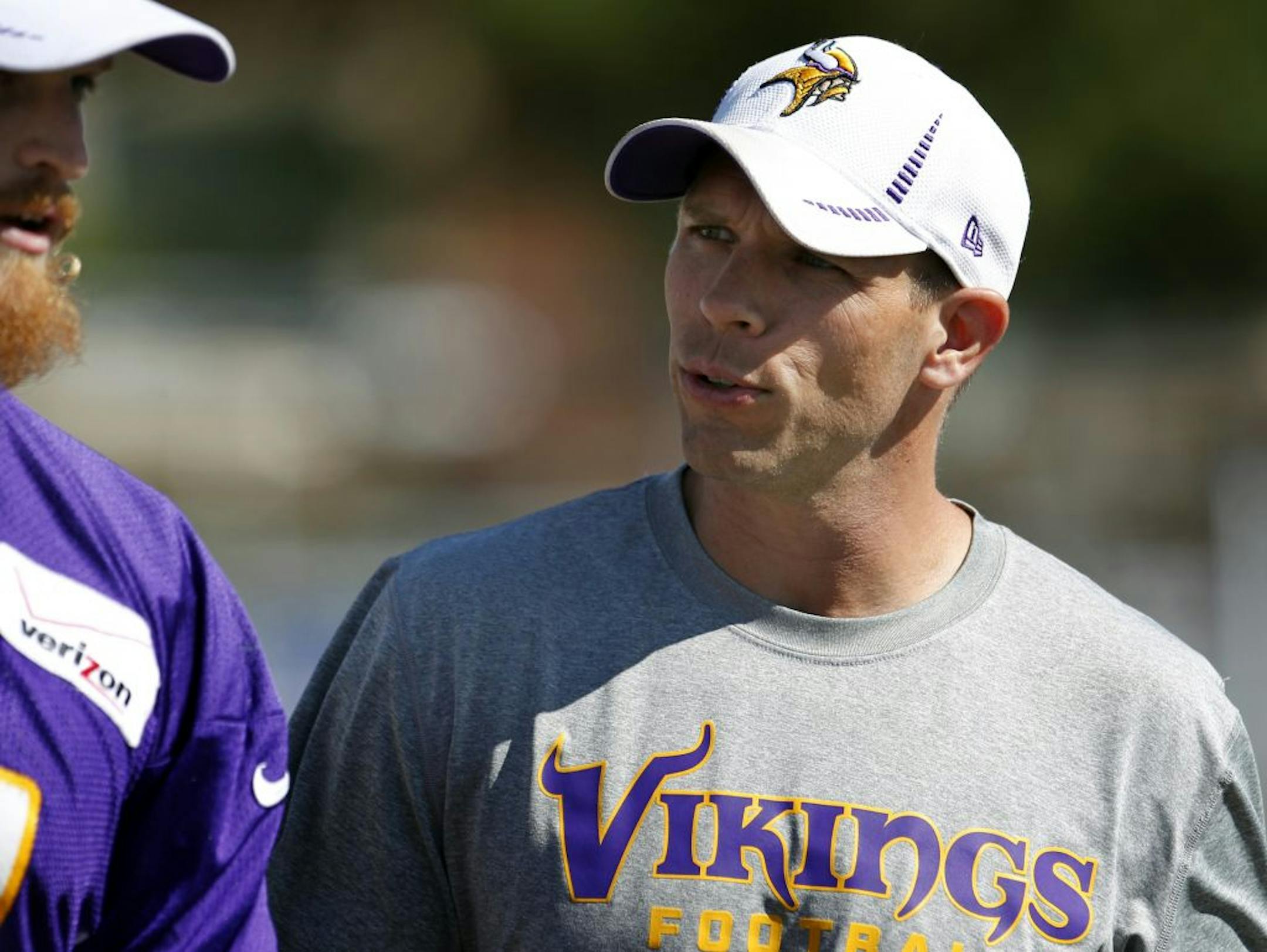Vikings defensive line coach Brendan Daly generates energy and dedication from his charges by the enthusiasm he brings to his job.