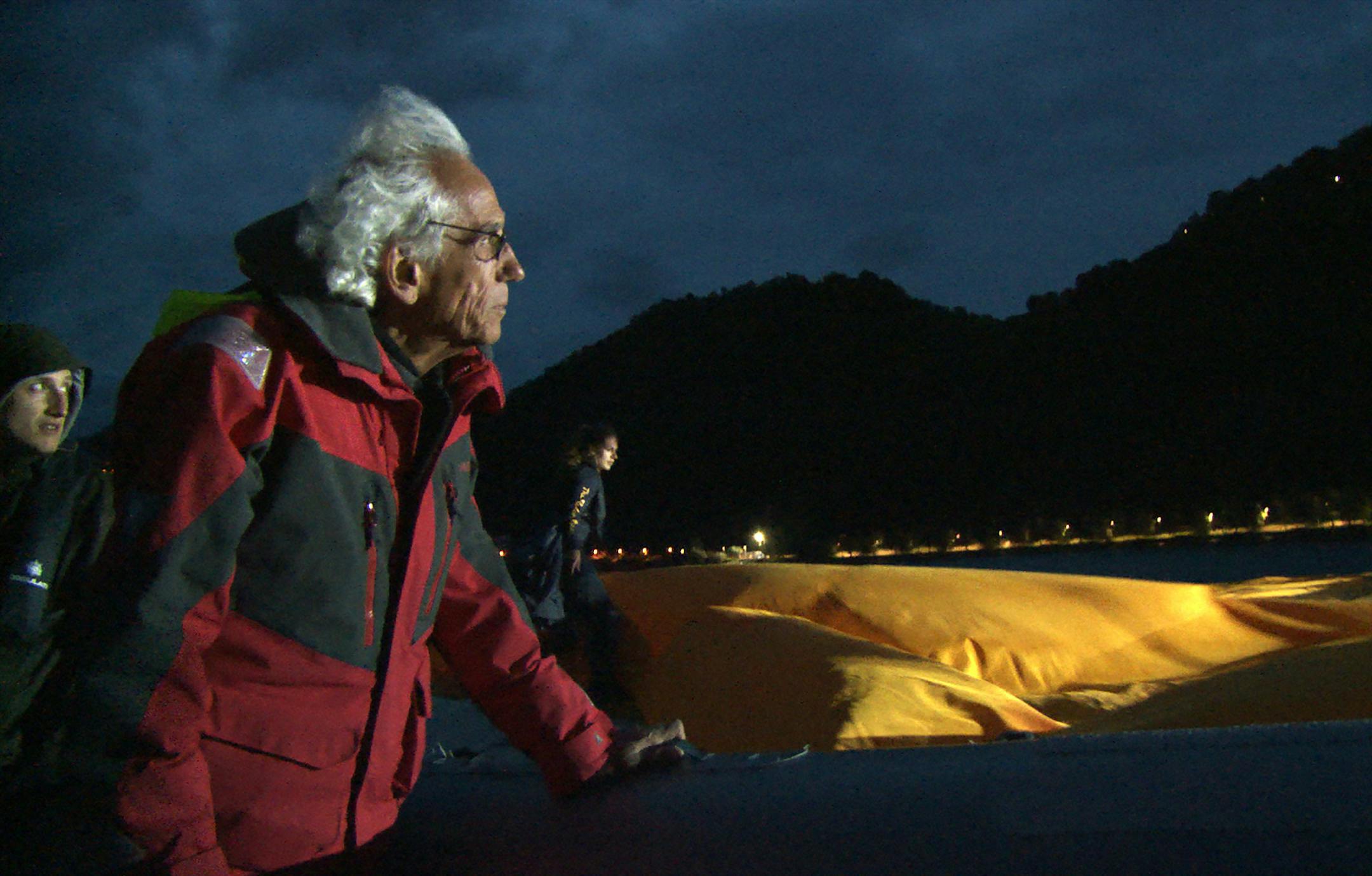 The artist Christo in the documentary "Walking on Water."