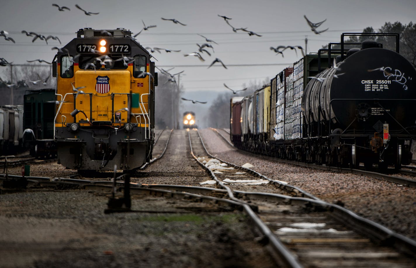 Freight trains, above at the Valley Park Depot in Shakopee, are a great investment and policy should reflect that, commentary writer Scott Schulte writes.