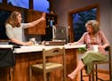 Sarah Rasmussen, director of "Stinkers," gave feedback to actor Sally Winger, who plays Joyce, during a rehearsal Thursday at the Jungle Theater. ] Aa