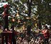 The Danger Committee performed their show comprised of feats of skill and "escalating stupidity" at the Minnesota Renaissance Festival Sunday afternoo