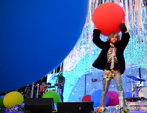 The Flaming Lips performed Saturday at Rock the Garden.