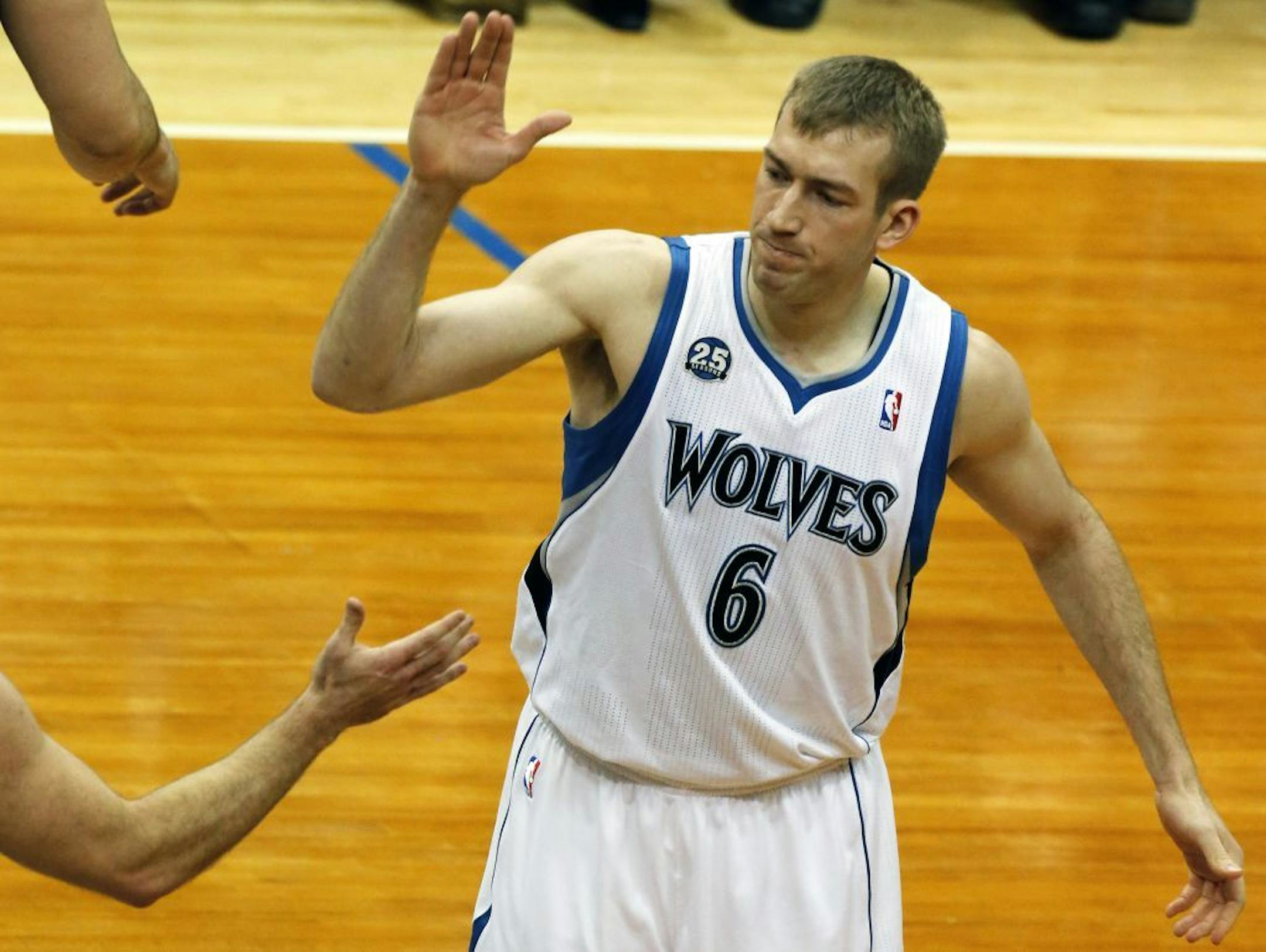 Wolves forward Robbie Hummel — along with veteran guard A.J. Price — is on the team's 15-man roster with non-guaranteed contracts. If they are not waived by Tuesday, their contracts will be guaranteed for the rest of the season Friday.
