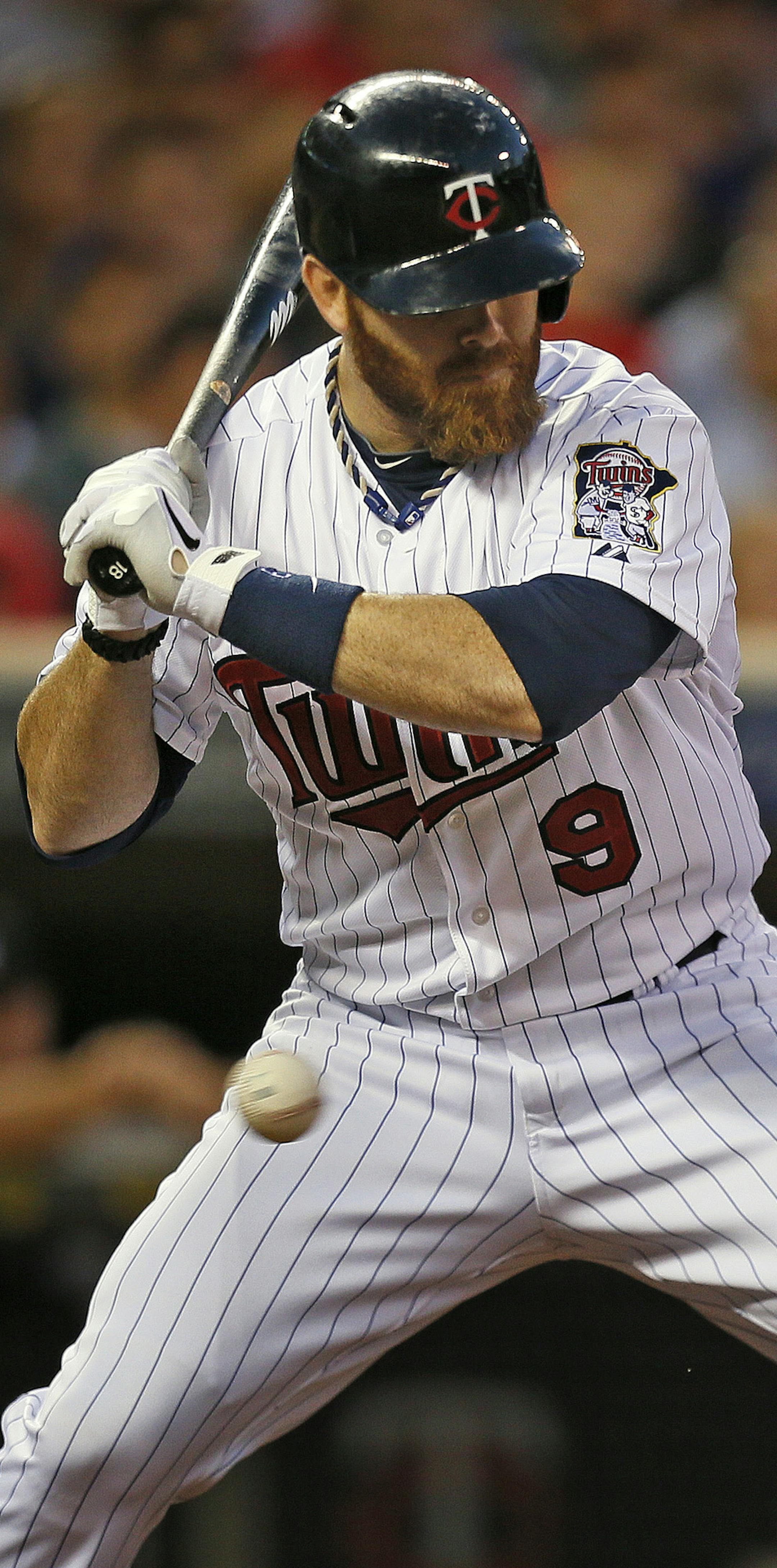 Twins Ryan Doumit goes down looking with bases loaded in the 3rd inning. ] Twins vs. White Sox BRIAN PETERSON ‚Ä¢ brianp@startribune.com Minneapolis, MN - 08/16//2013