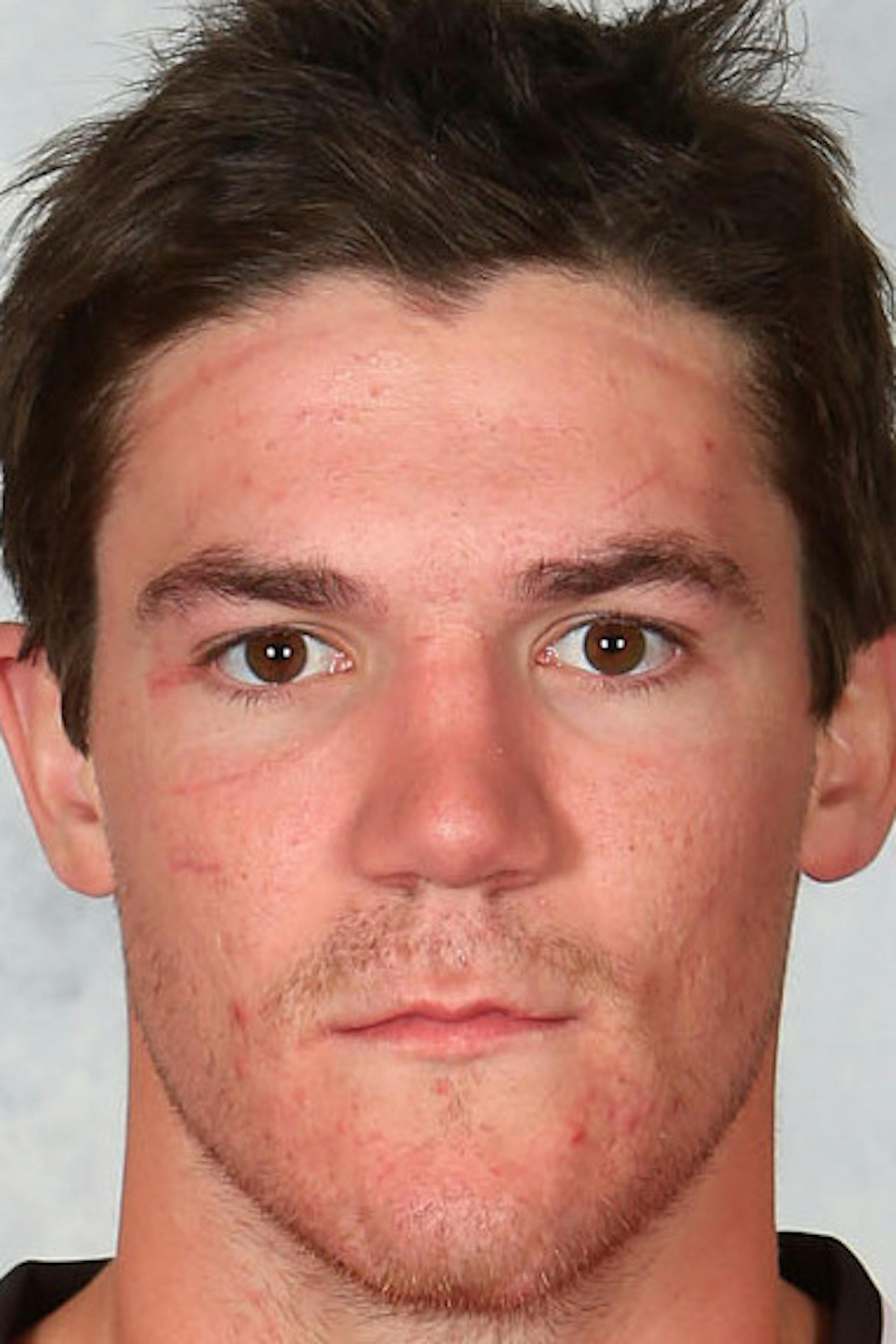 CHICAGO, IL ‚Äì September 11: Andrew Shaw #65 of the Chicago Blackhawks poses for his official headshot for the 2013-2014 season on January 13, 2013 at the United Center in Chicago, Illinois. (Photo by Chase Agnello-Dean/NHLI via Getty Images)*** Local Caption *** Andrew Shaw ORG XMIT: 177614218