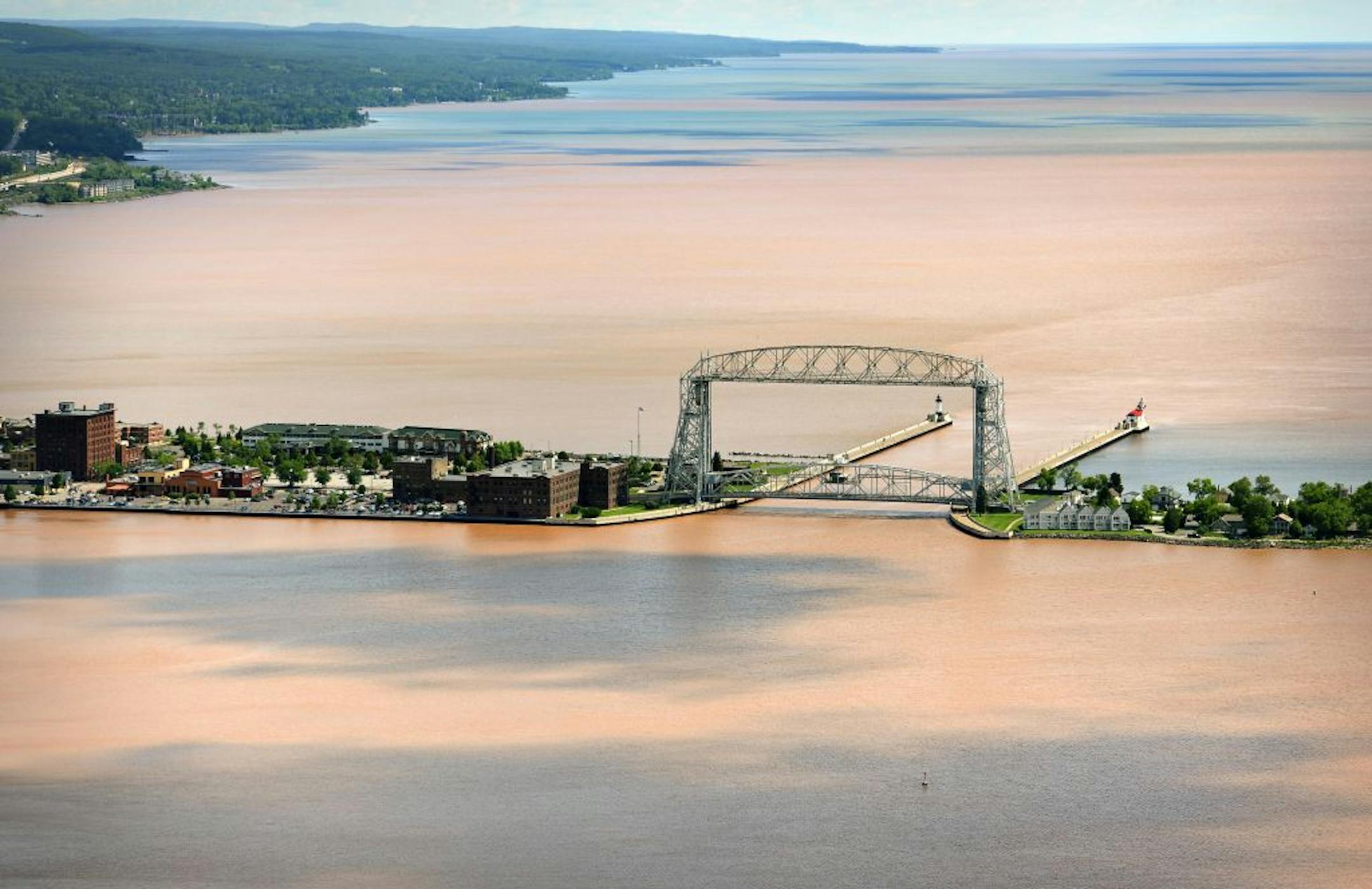 Evidence of the heavy rains that disabled Duluth earlier this summer.