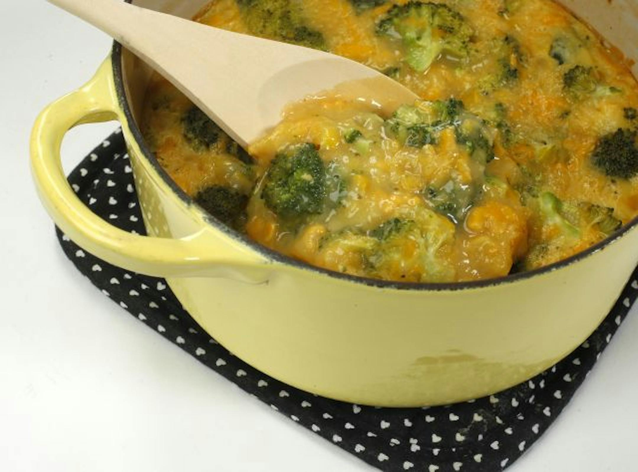 Scalloped Corn and Broccoli.