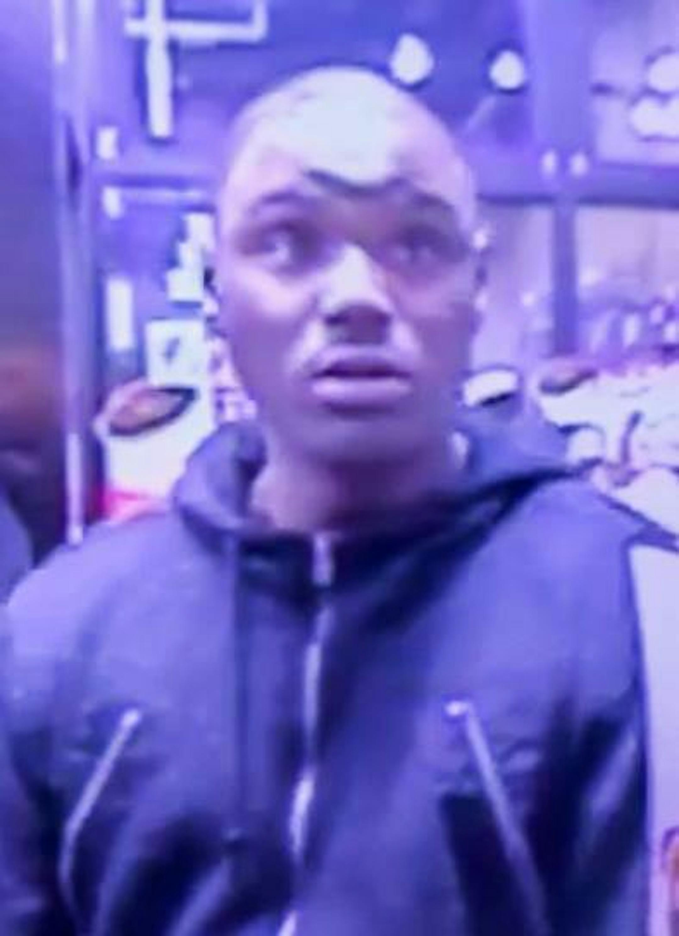 Police are seeking this suspect in a violent assault that left his victim critically injured.