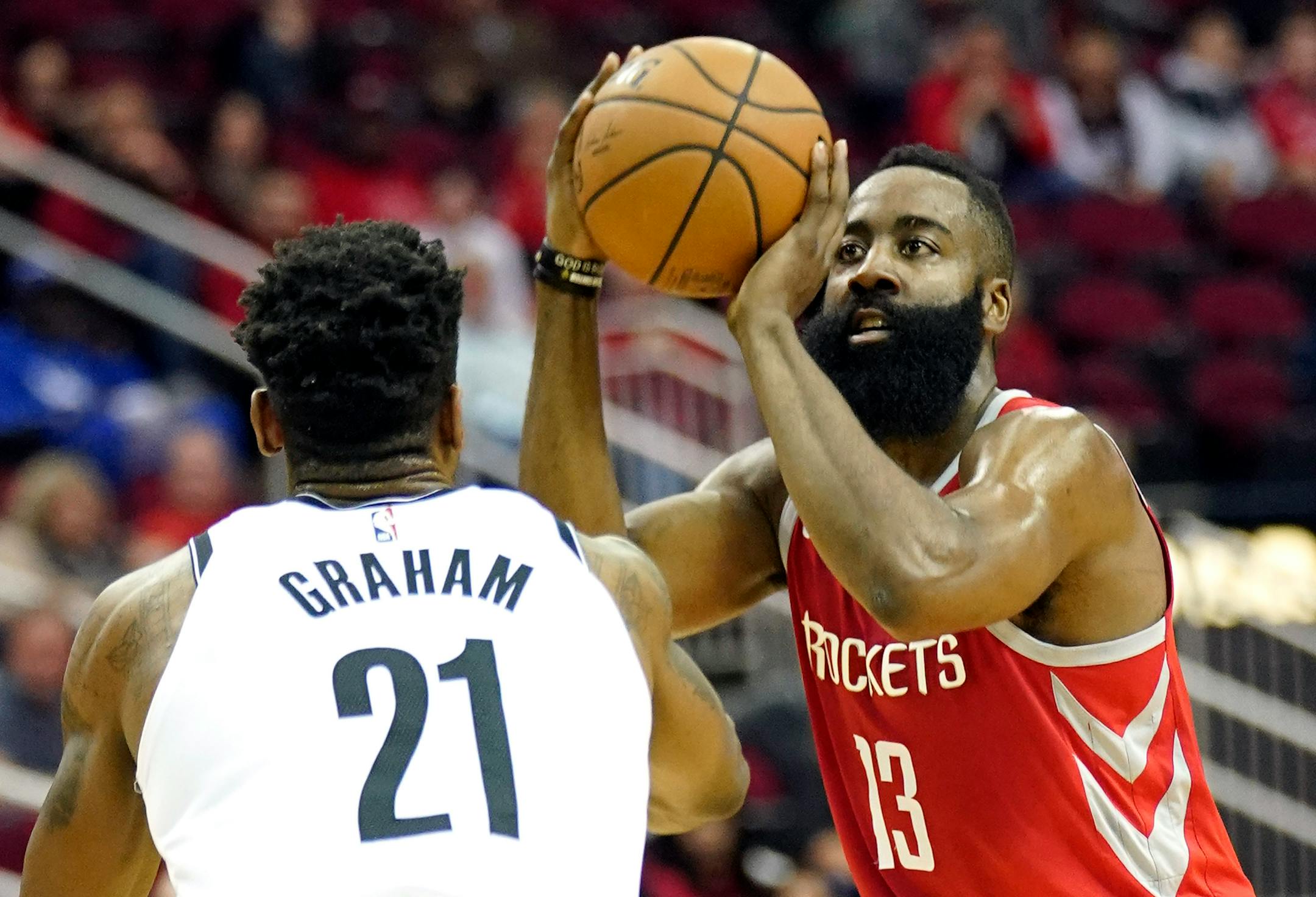 One of the things that makes James Harden so dangerous is that in addition being a great scorer, he can drive to the basket and toss lobs to the Rockets' big men for dunks.