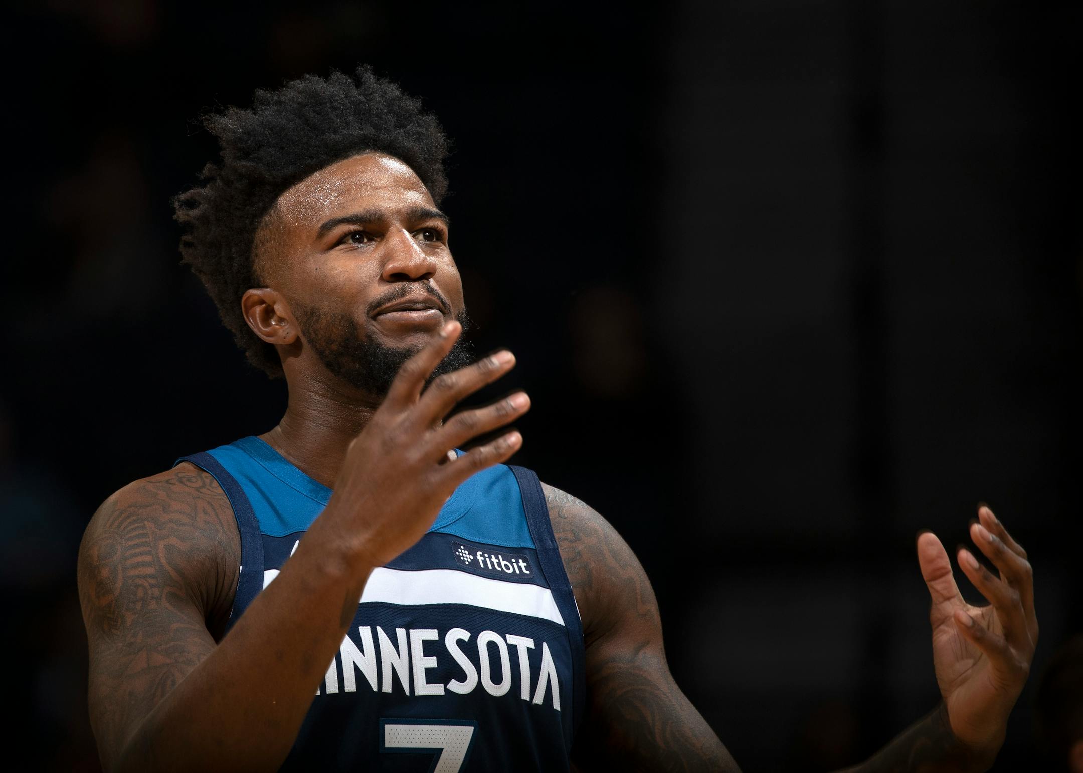 A calf injury, then a shoulder sprain have limited Wolves forward Jordan Bell's playing time since training camp, but he is now off the injury report and hoping to contribute.