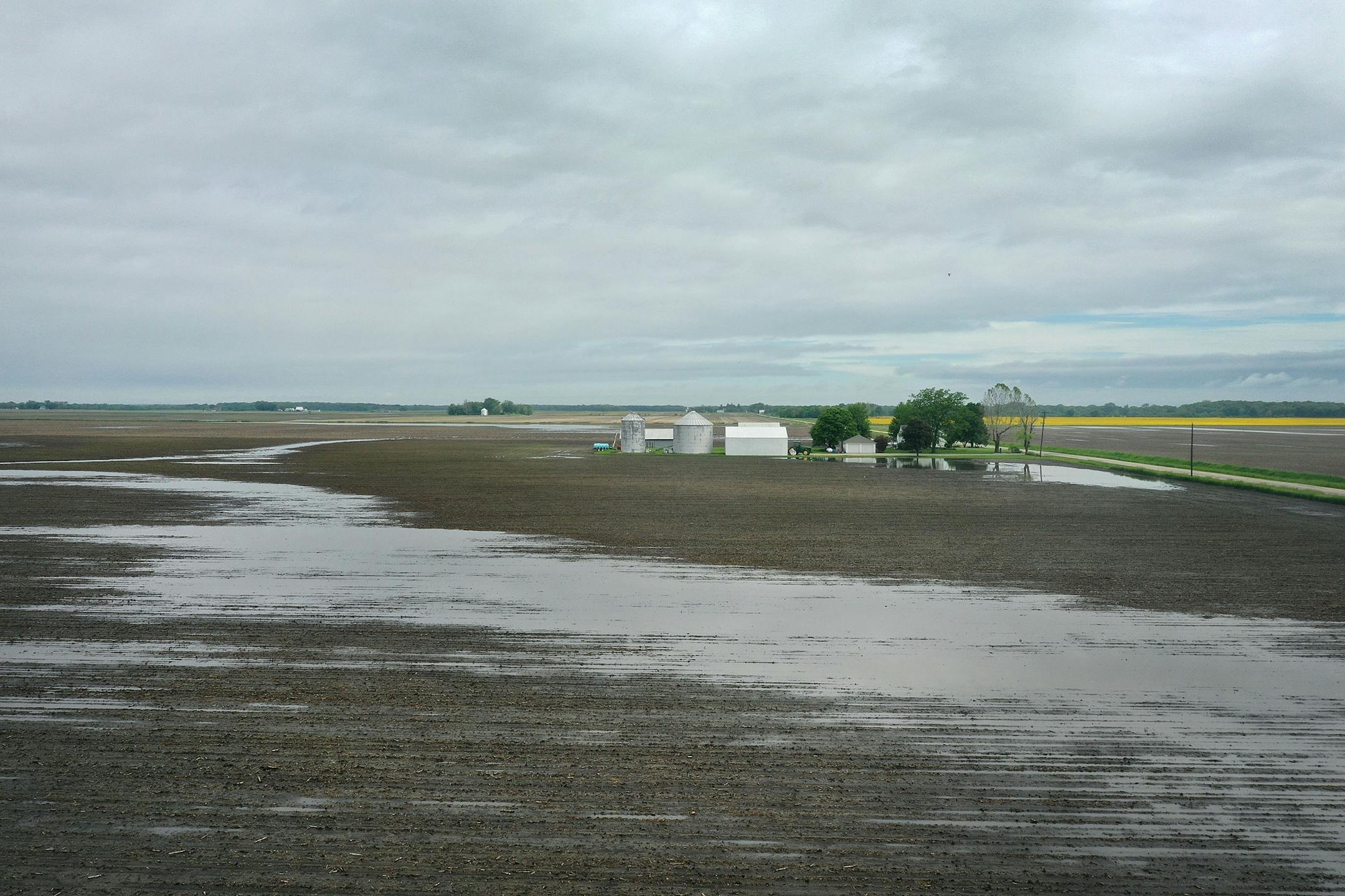 Farmers are taking steps to deal with more frequent heavy rains that cause late plantings like on this farm in May near Gardner, Ill. (Scott Olson/Getty Images/TNS)