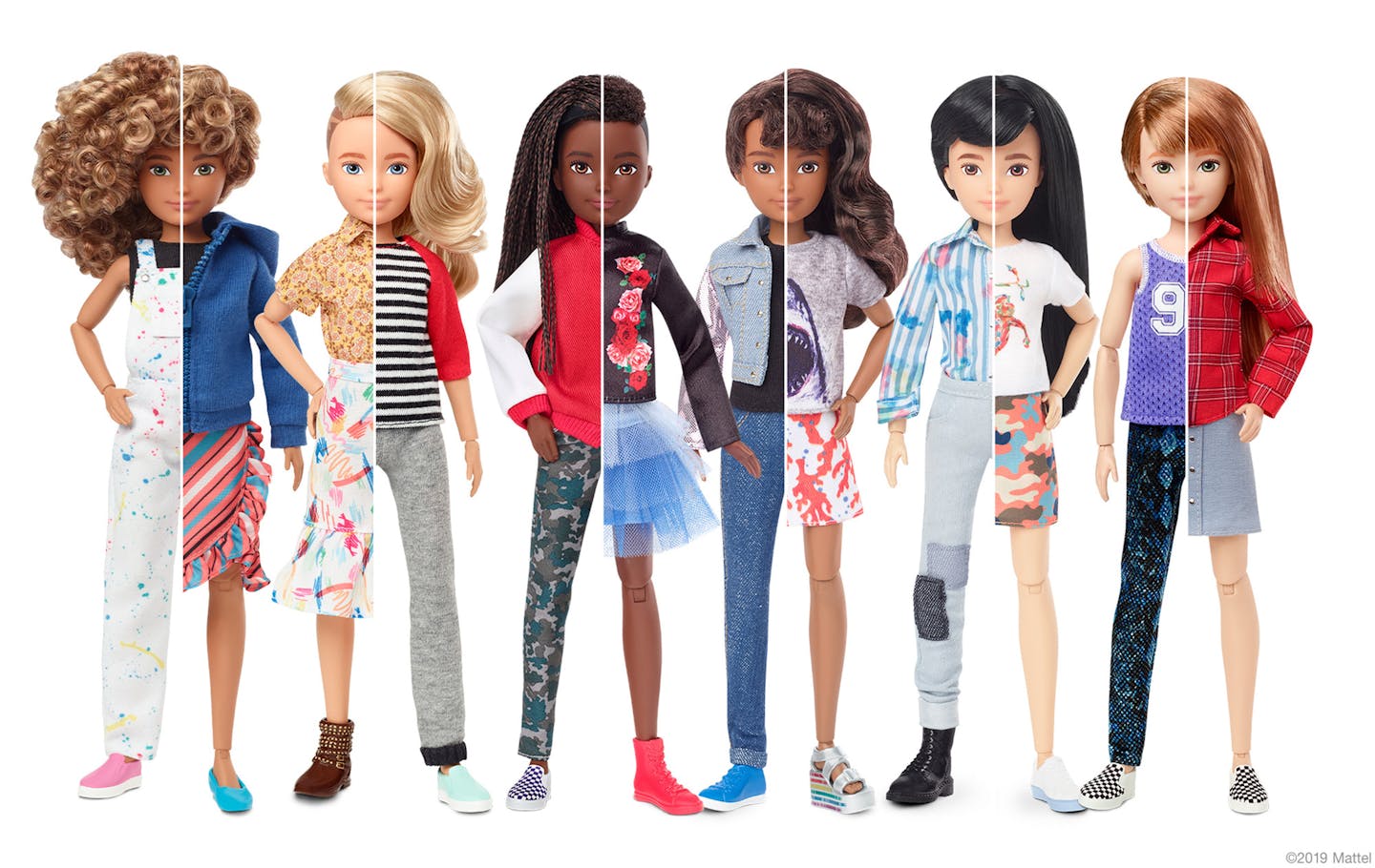 Mattel announced the global release of Creatable World, a customizable doll line inviting all kids to play. (Mattel/TNS) ORG XMIT: 1444846