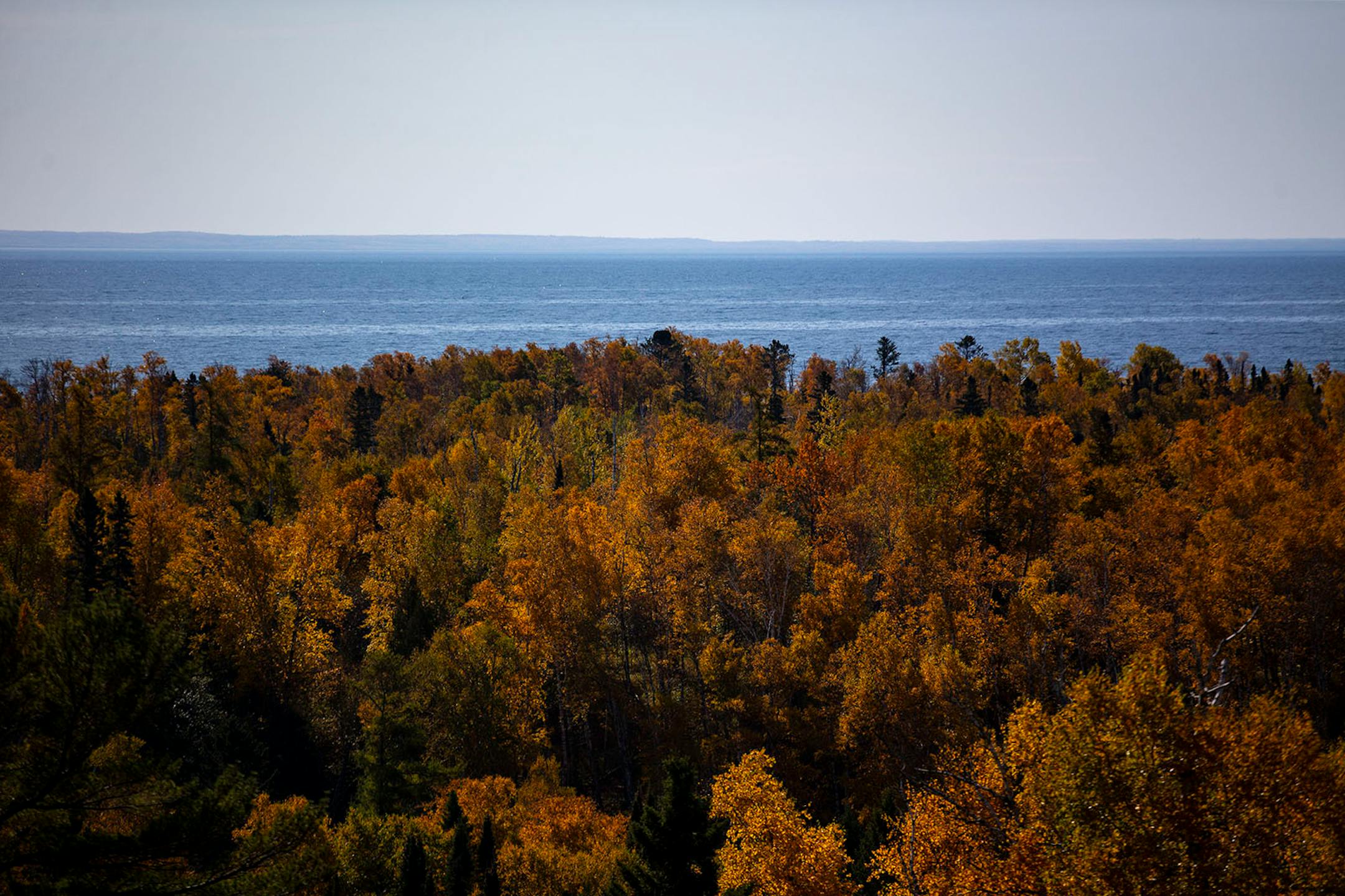 Peak foliage along the North Shore in October 2019.