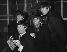 Richard Lester�s "A Hard Day�s Night" with the Beatles, 1964.