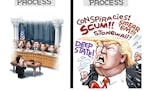 Sack cartoon: The process