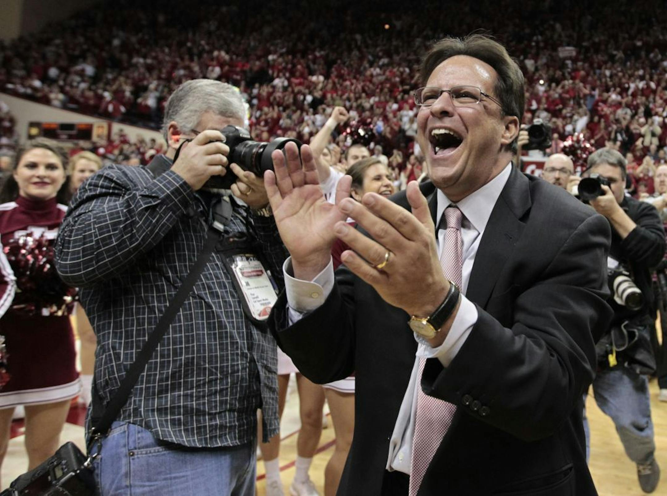 Indiana head coach Tom Crean.