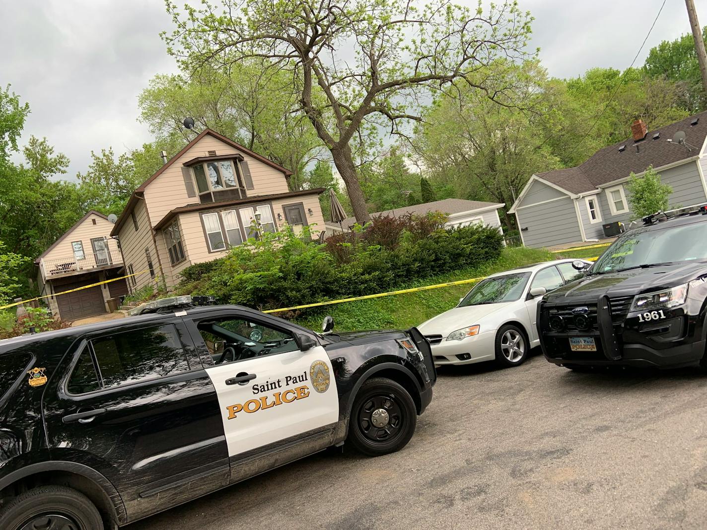 St. Paul officers responding to a call in the 200 block of Belvidere Street East on Saturday morning found a man unconscious and not breathing with signs of trauma, a police spokesman said