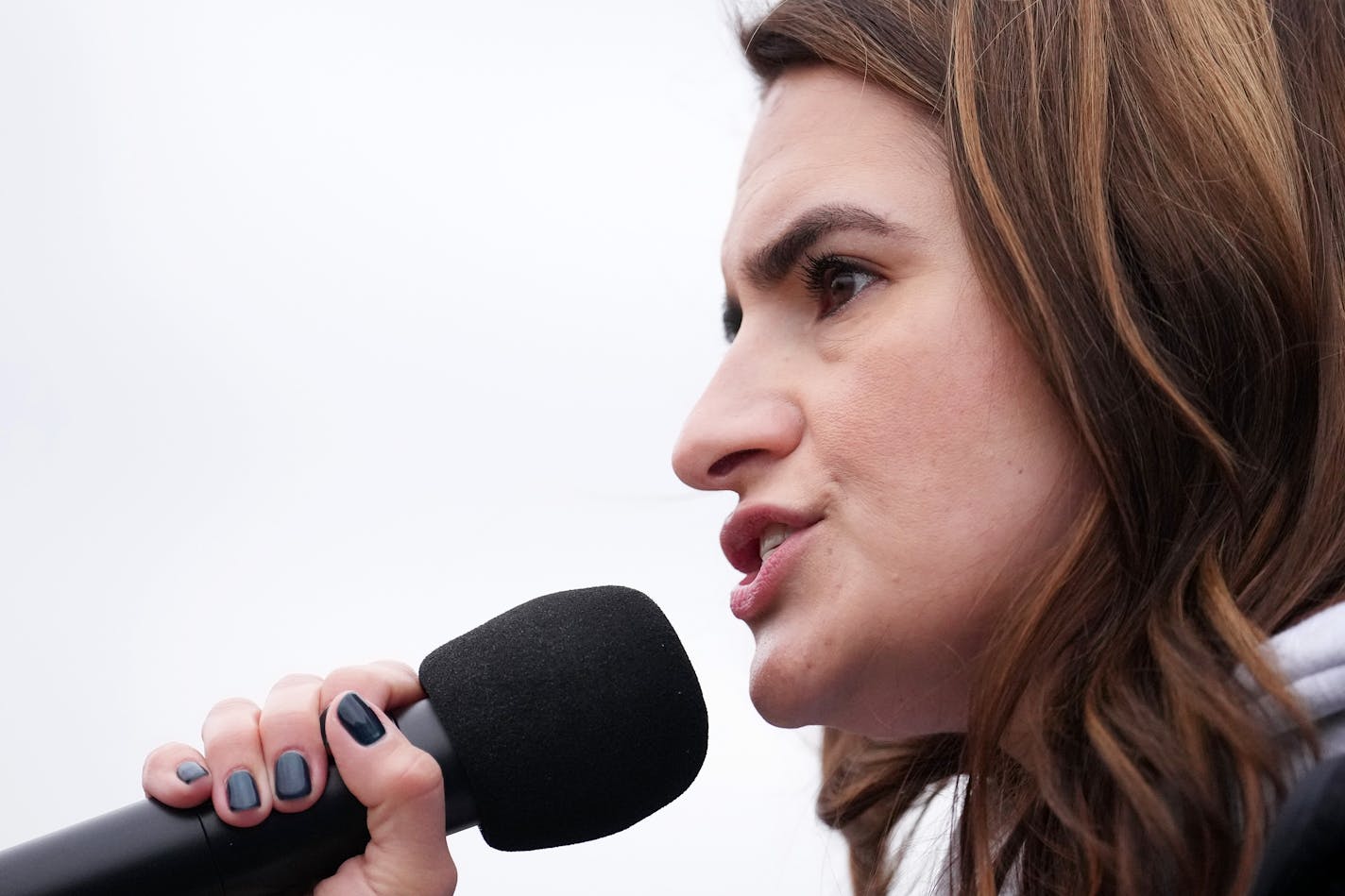 Lt. Gov. Peggy Flanagan speaks during a DFL rally outside the Minnesota State Capitol to encourage voting ahead of the midterm elections Friday, Nov. 4, 2022 in St. Paul, Minn. ] ANTHONY SOUFFLE • anthony.souffle@startribune.com