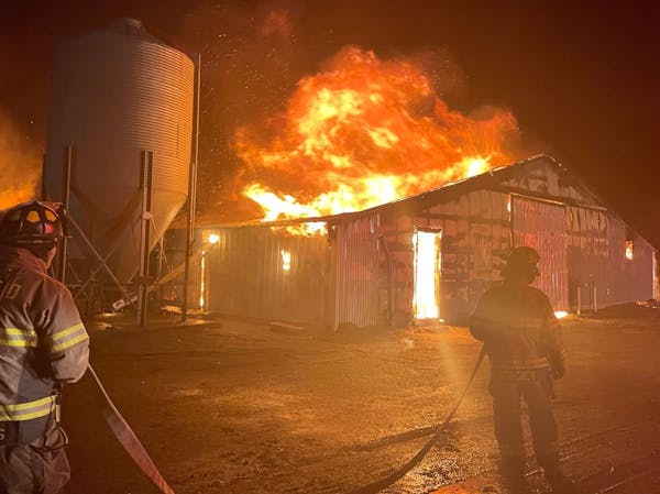 Fire destroyed a barn full of turkeys in Stearns County last week.