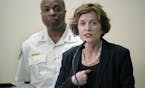 Mayor Betsy Hodges and Assistant Police Chief Medaria Arradondo address the latest developments in the death of Justine Damond, Tuesday, July 18, 2017