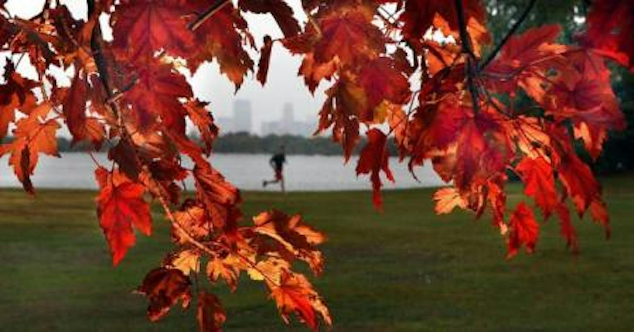 Along West Calhoun Parkway (photo by Jim Gehrz)