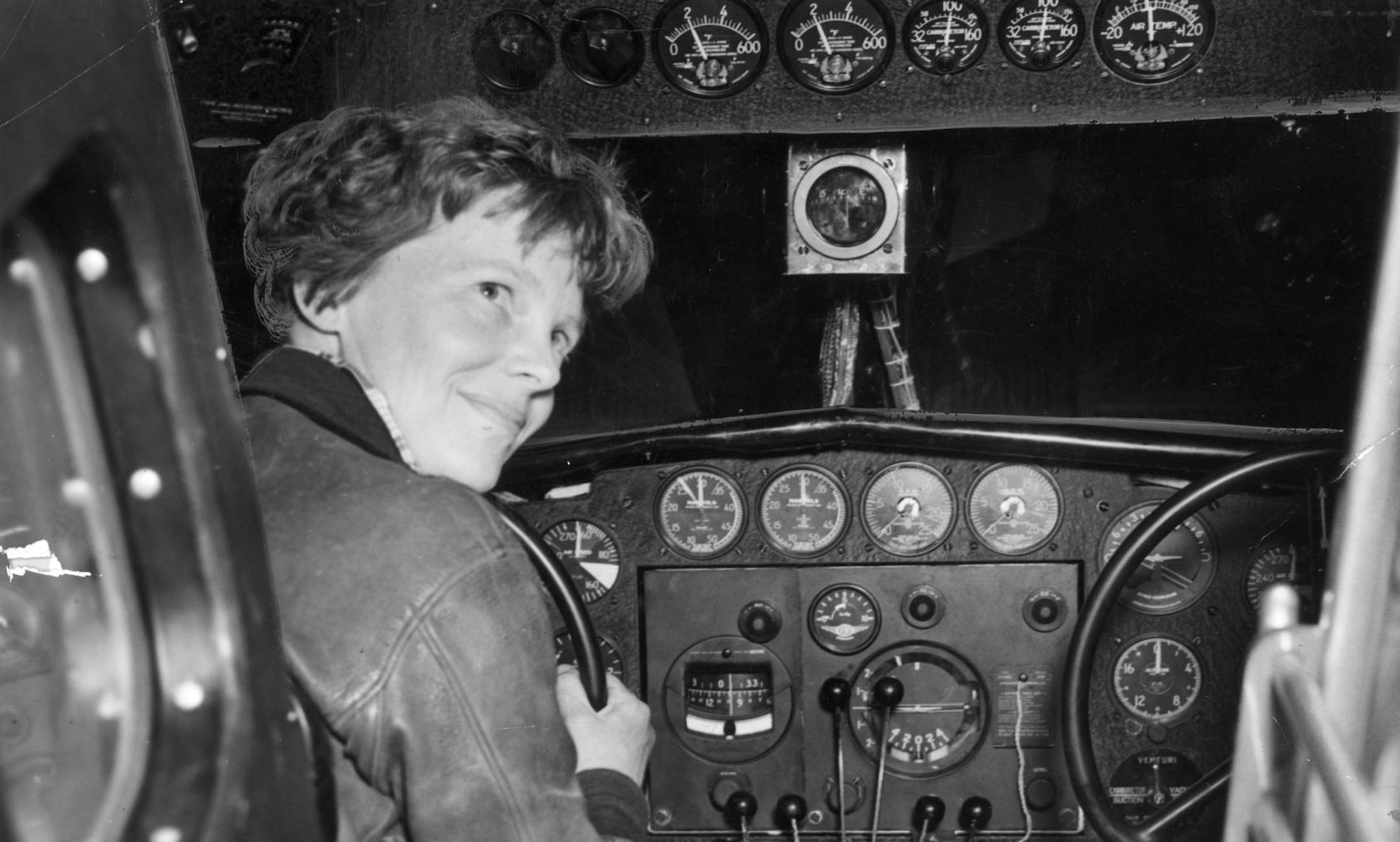 Amelia Earhart, vanished in the Pacific July 2, 1937, while trying to fly around the world with her navigator, Fred Noonan.