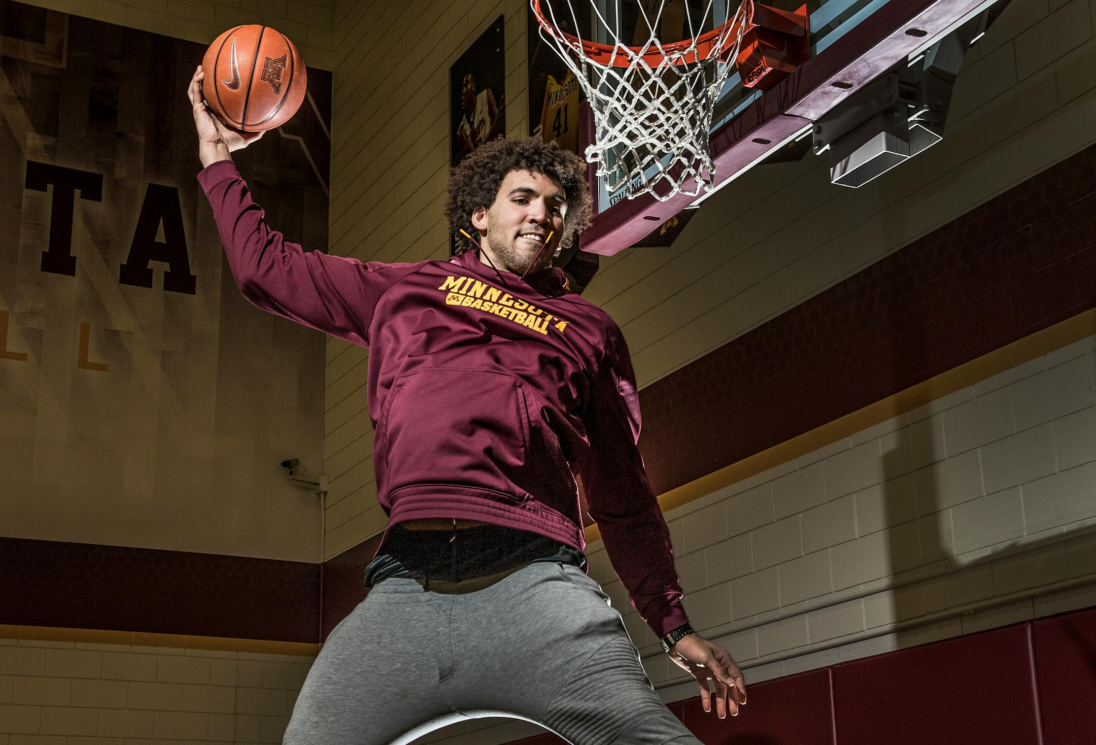 University of Minnesota Gophers Basketball transfer Reggie Lynch.