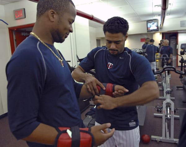 Johan Santana and Francisco Liriano worked out together in 2006, the last time the Twins had a starting rotation as strong as the current one.