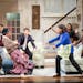 The cast of the Guthrie Theater&#xed;s production of Familar by Danai Gurira, directed by Taibi Magar. Scenic design by Adam Rigg, costume design by K