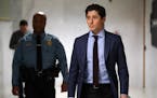 Minneapolis Mayor Jacob Frey, walking ahead of Minneapolis Police Chief Medaria Arradondo, arrived at a news conference at City Hall in 2020.