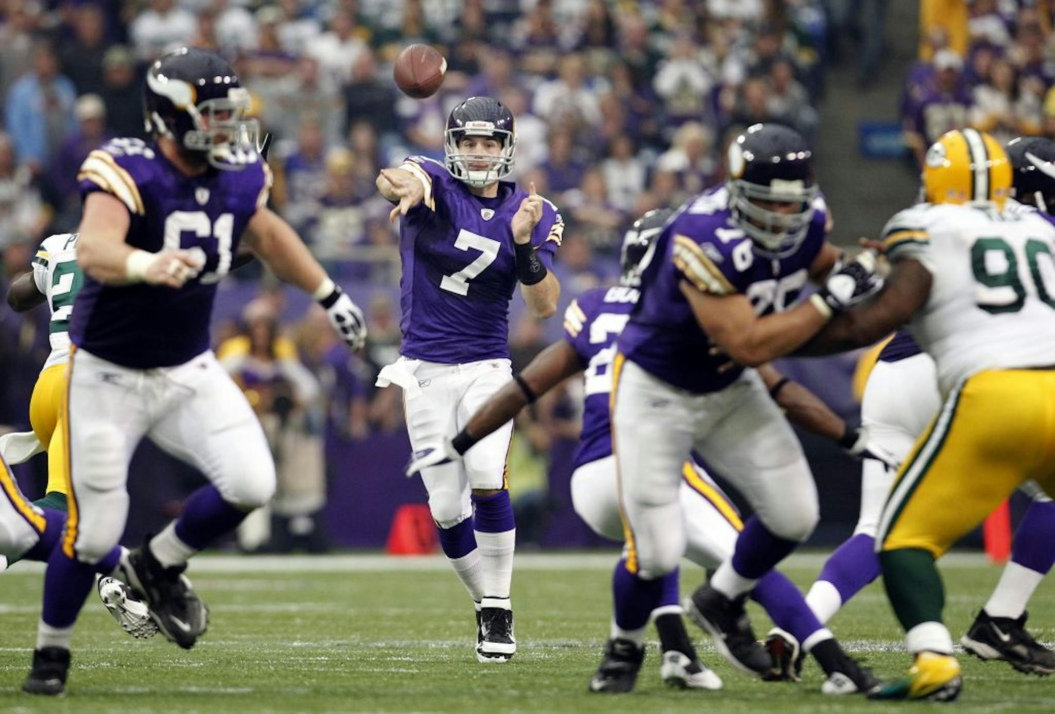Vikings rookie quarterback Christian Ponder