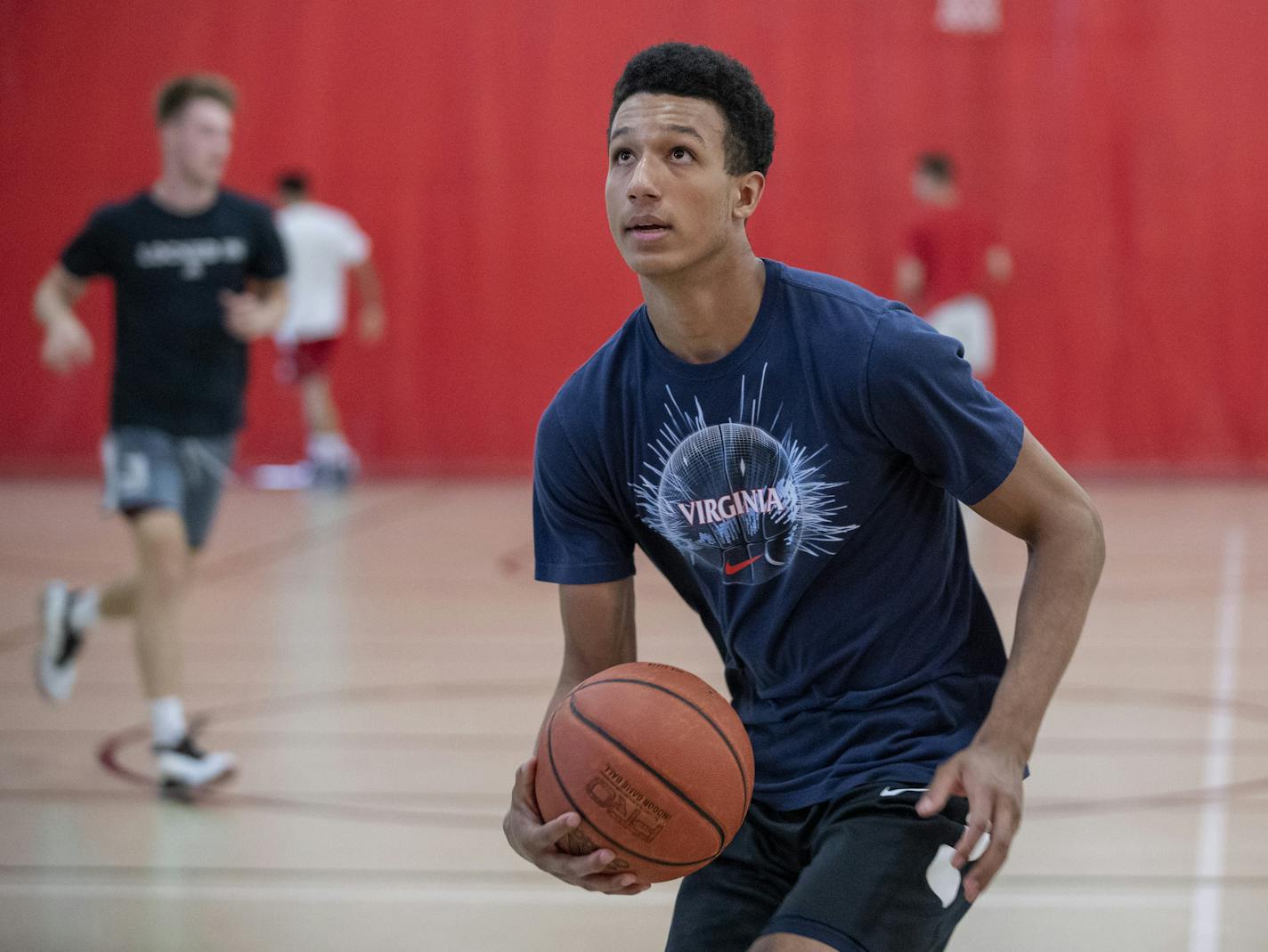 Kendall Brown during a D1 Minnesota Basketball practice. ] CARLOS GONZALEZ &#x2022; cgonzalez@startribune.com &#x2013; Eden Prairie, MN &#x2013; July 9, 2019, D1 Minnesota Basketball practice