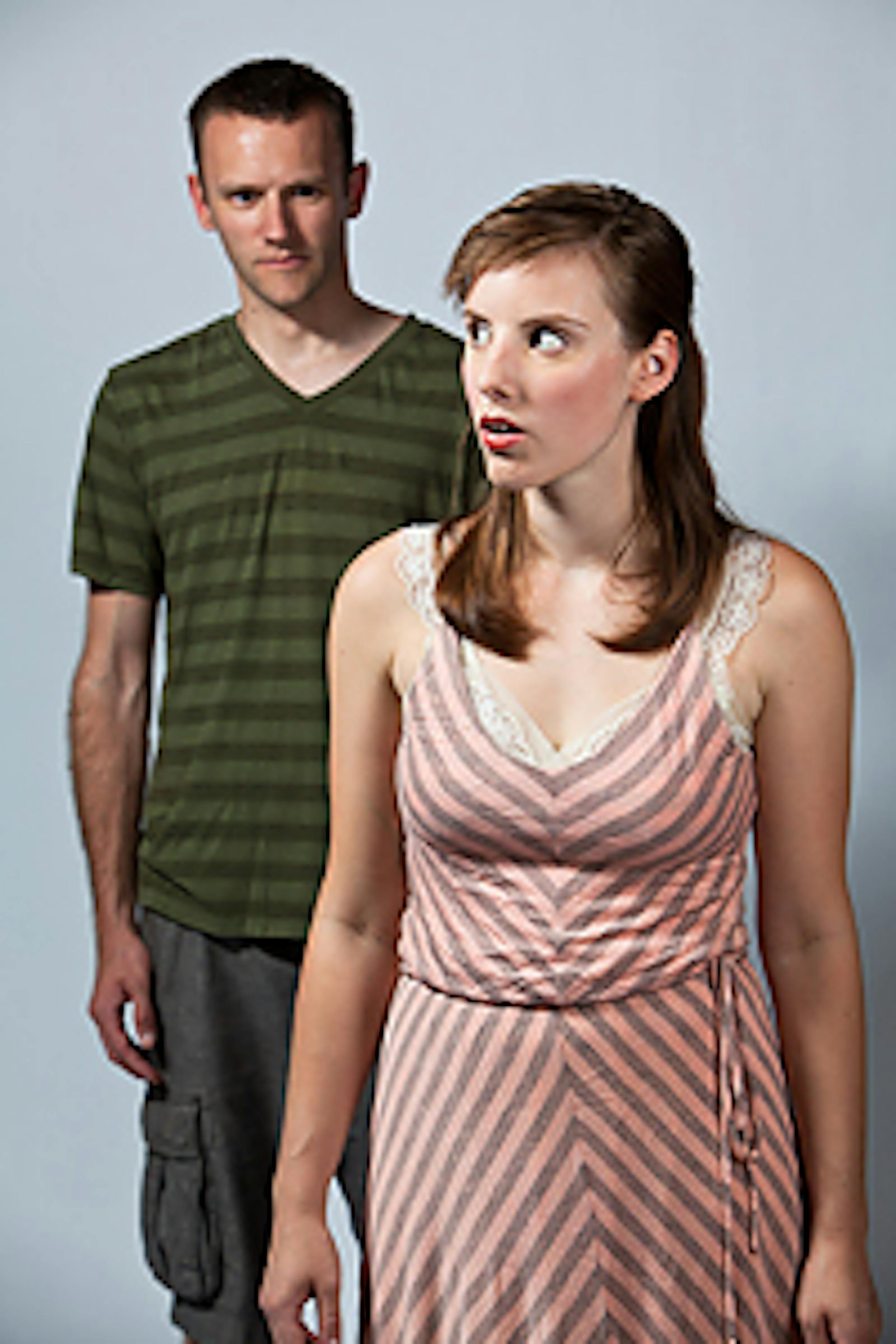 Joseph Bombard and Anna Sundberg in "reasons to be pretty"